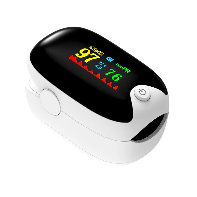 Medical Finger Pulse Oximeter – Pediatric & Adult Oxygen Saturation & Heart Rate Monitor