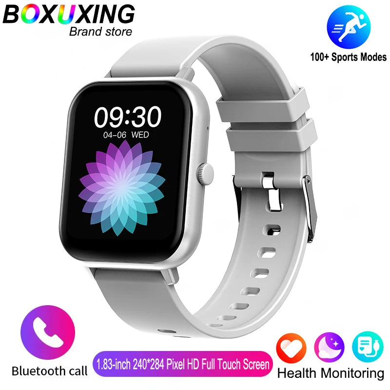 2025 Xiaomi Smart Watch – Bluetooth Call, Heart Rate Monitor, IP68 Waterproof Fitness Tracker for Men & Women (iOS & Android)