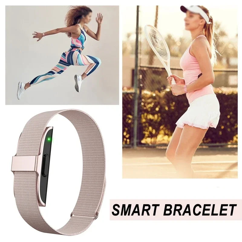 2208A Smart Fitness Bracelet – Heart Rate, Blood Pressure Monitor & Pedometer for Men and Women