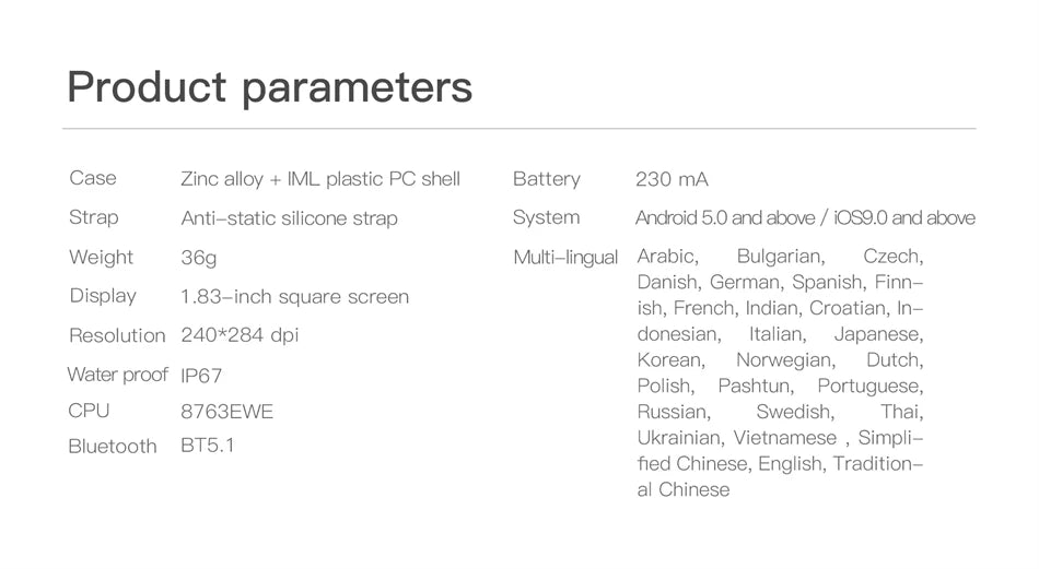 2025 Xiaomi Smart Watch – Bluetooth Call, Heart Rate Monitor, IP68 Waterproof Fitness Tracker for Men & Women (iOS & Android)