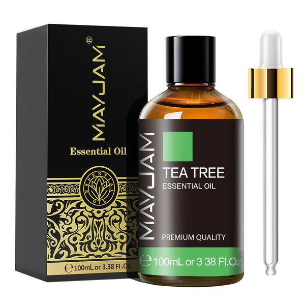 MAYJAM 100ML Essential Oil with Dropper – Sandalwood, Lavender, Eucalyptus, Vanilla