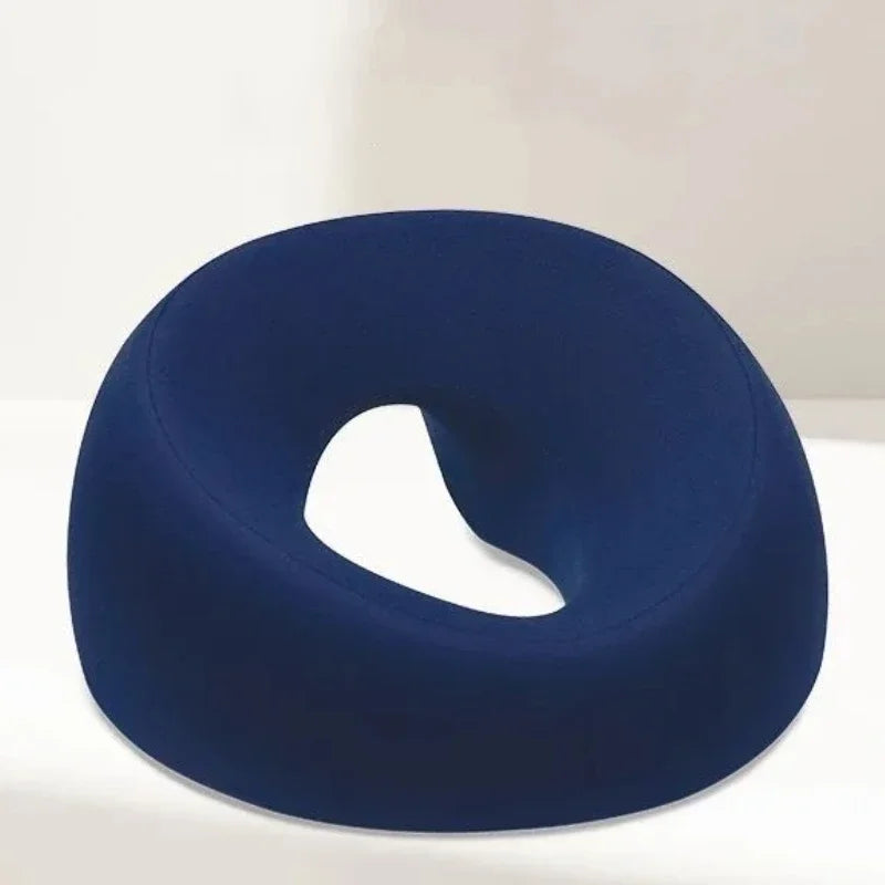Ergonomic Memory Foam Lying Down Pillow – Breathable Head & Face Rest for Beauty Salons