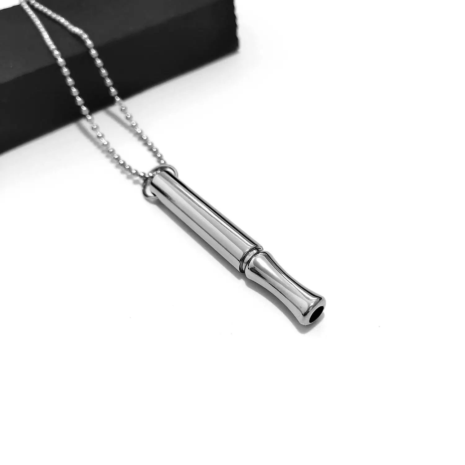 Mindfulness Breathing Necklace – Anxiety & Stress Relief Tool with Chain