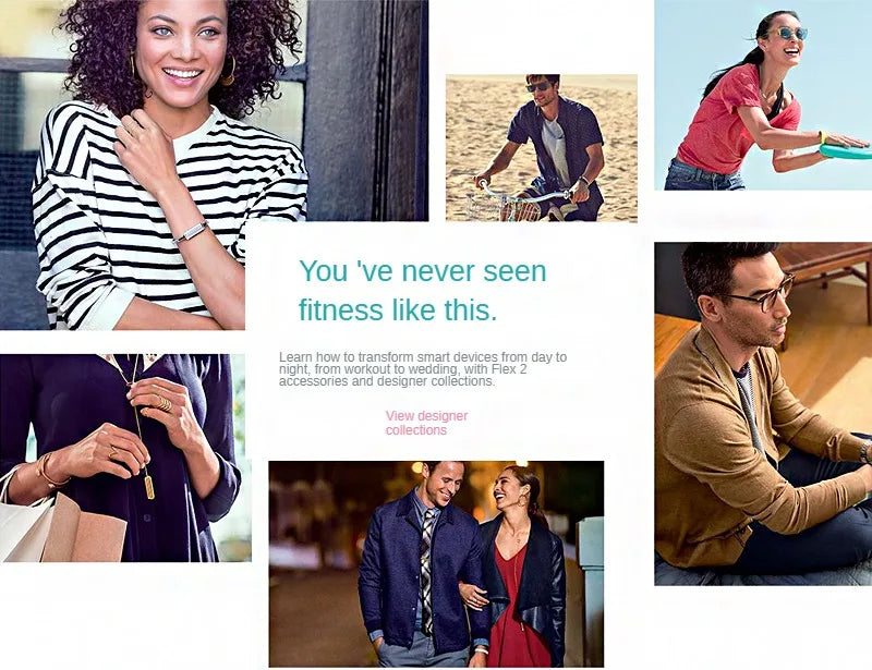 Fitbit Flex 2 Smart Fitness Tracker – Sleep Monitor, Waterproof, Alarm Clock & Bluetooth Alerts