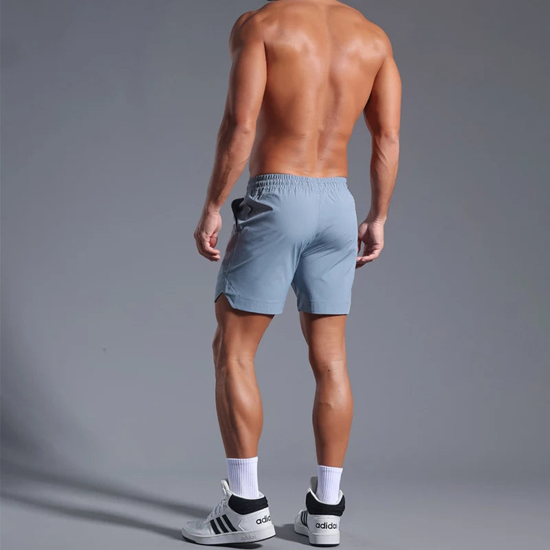 Men’s Quick-Dry Running Shorts – Elastic Workout Training Gym Shorts for Summer